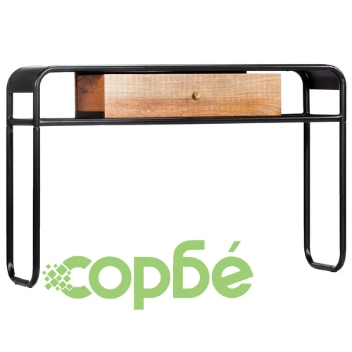 Конзолна маса, 118x30x75 cм, манго масив ➤ топ цена ➤ sorbe.bg