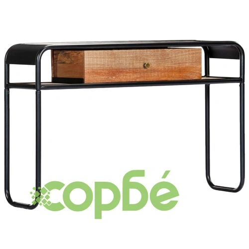 Конзолна маса, 118x30x75 cм, манго масив ➤ топ цена ➤ sorbe.bg