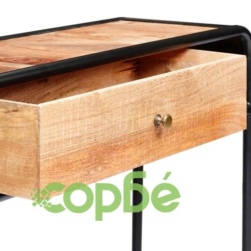 Конзолна маса, 118x30x75 cм, манго масив ➤ топ цена ➤ sorbe.bg