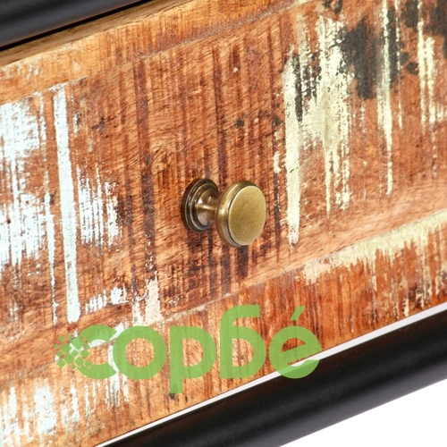 Конзолна маса, 118x30x75 cм, регенерирано дърво масив ➤ топ цена ➤ sorbe.bg