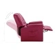Реклайнер, виненочервен, изкуствена кожа
