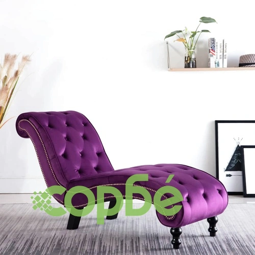 Кушетка, лилава, кадифе ➤ топ цена ➤ sorbe.bg