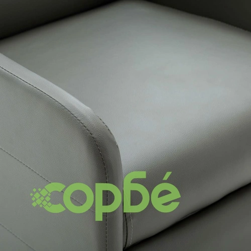 Фотьойл реклайнер, сив, изкуствена кожа ➤ топ цена ➤ sorbe.bg