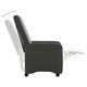 Фотьойл реклайнер, сив, изкуствена кожа