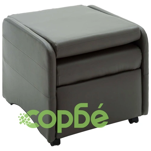 Фотьойл реклайнер, сив, изкуствена кожа ➤ топ цена ➤ sorbe.bg