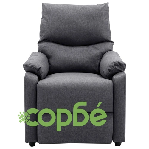 Реклайнер, тъмносив, текстил ➤ топ цена ➤ sorbe.bg