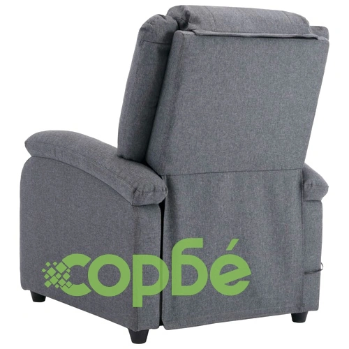 Масажен стол, тъмносив, текстил ➤ топ цена ➤ sorbe.bg