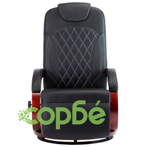 ТВ реклайнер, черен, изкуствена кожа ➤ топ цена ➤ sorbe.bg