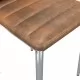 Трапезни столове, 6 бр, кафяви, изкуствен велур