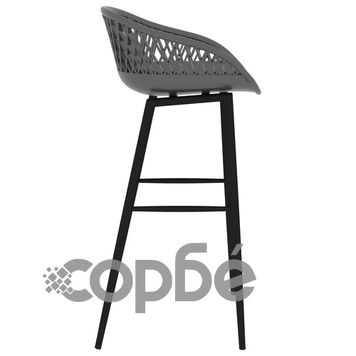 Бар столове, 2 бр, сиви ➤ топ цена ➤ sorbe.bg