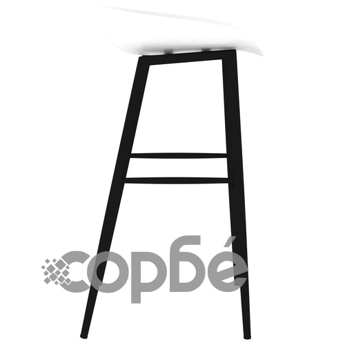 Бар столове, 4 бр, бели ➤ топ цена ➤ sorbe.bg