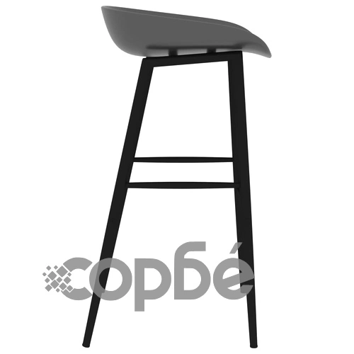 Бар столове, 4 бр, сиви ➤ топ цена ➤ sorbe.bg