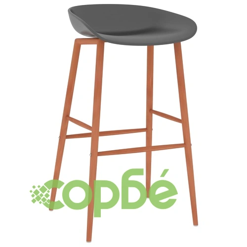 Бар столове, 4 бр, сиви ➤ топ цена ➤ sorbe.bg