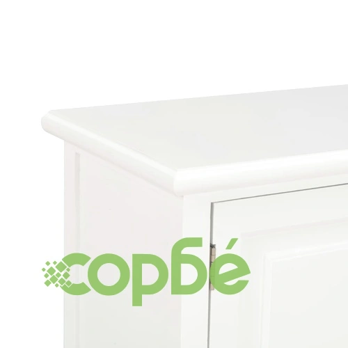 ТВ шкаф, бял, 90x30x40 cм, дърво ➤ топ цена ➤ sorbe.bg