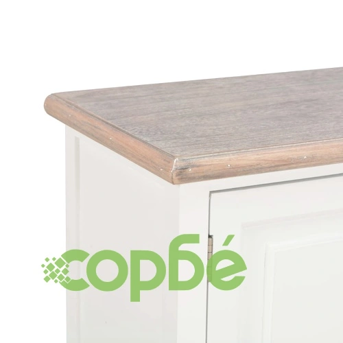 ТВ шкаф, бял, 90x30x40 cм, дърво ➤ топ цена ➤ sorbe.bg