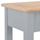 Конзолна маса, сива, 110x35x80 cм, дърво