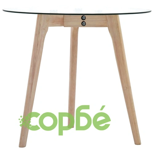 Комплект странични маси, 2 бр, закалено стъкло ➤ топ цена ➤ sorbe.bg