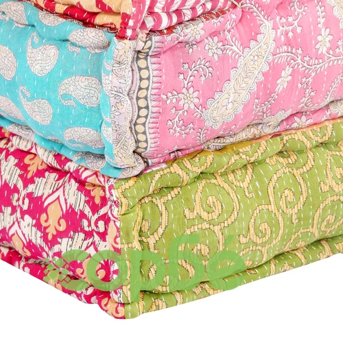 Модулен пуф, пачуърк, текстил ➤ топ цена ➤ sorbe.bg