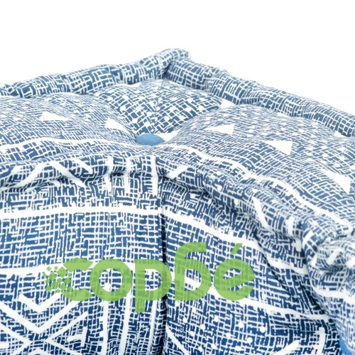 Модулен пуф, индиго, текстил ➤ топ цена ➤ sorbe.bg