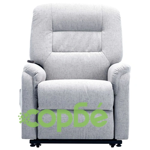 Електрически изправящ ТВ реклайнер, светлосив, текстил ➤ топ цена ➤ sorbe.bg