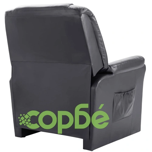 Реклайнер, сив, изкуствена кожа ➤ топ цена ➤ sorbe.bg