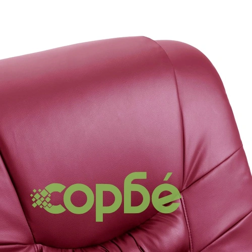 Реклайнер, виненочервен, изкуствена кожа ➤ топ цена ➤ sorbe.bg