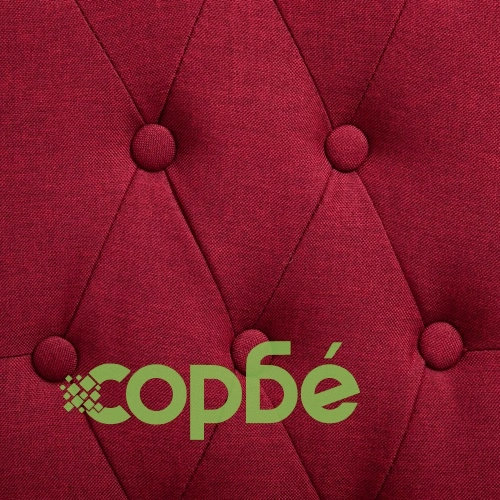 Трапезни столове, 2 бр, виненочервени, текстил ➤ топ цена ➤ sorbe.bg