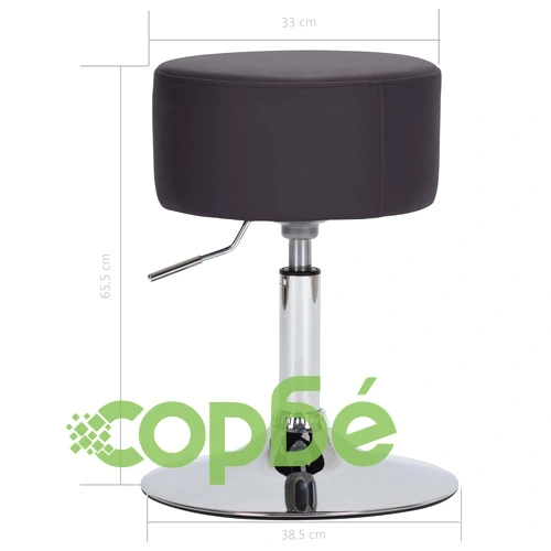 Бар табуретки, 2 бр, кафяви, изкуствена кожа ➤ топ цена ➤ sorbe.bg