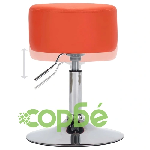 Бар табуретки, 2 бр, оранжеви, изкуствена кожа ➤ топ цена ➤ sorbe.bg