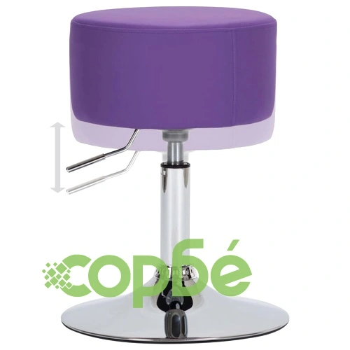 Бар табуретки, 2 бр, лилави, изкуствена кожа ➤ топ цена ➤ sorbe.bg