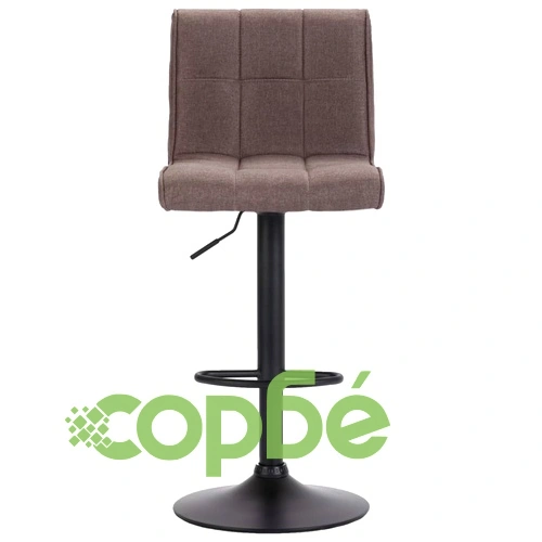 Бар табуретки, 2 бр, таупе, текстил ➤ топ цена ➤ sorbe.bg