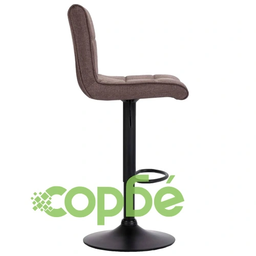 Бар табуретки, 2 бр, таупе, текстил ➤ топ цена ➤ sorbe.bg