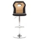 Бар табуретки, 2 бр, зластисти, изкуствена кожа