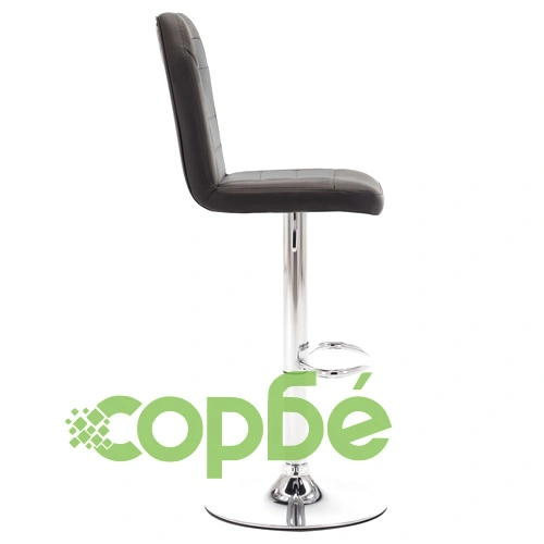 Бар табуретки, 2 бр, сиви, изкуствена кожа ➤ топ цена ➤ sorbe.bg