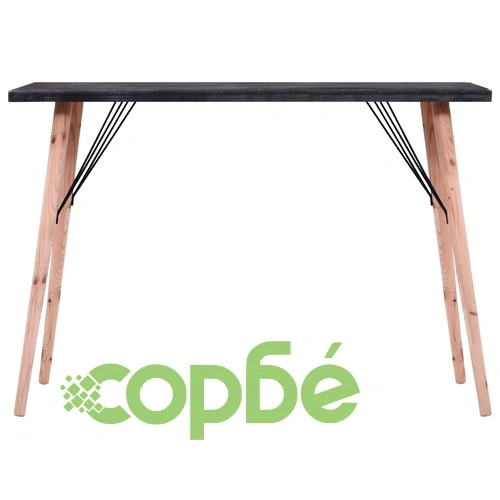 Конзолна маса, бетонен финиш, 112x40x76 см, МДФ ➤ топ цена ➤ sorbe.bg