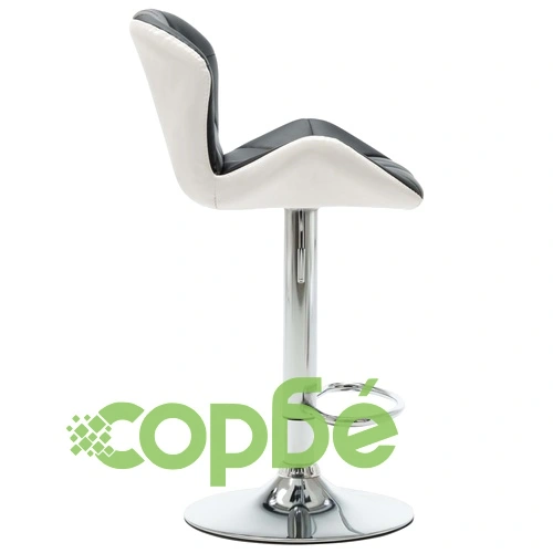 Бар табуретки, 2 бр, черни, изкуствена кожа ➤ топ цена ➤ sorbe.bg