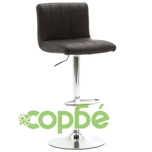 Бар табуретки, 2 бр, черни, изкуствена кожа ➤ топ цена ➤ sorbe.bg