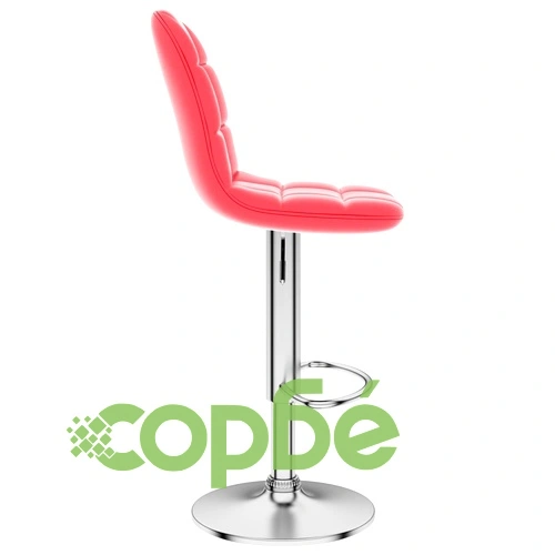 Бар табуретки, 2 бр, червени, изкуствена кожа  ➤ топ цена ➤ sorbe.bg