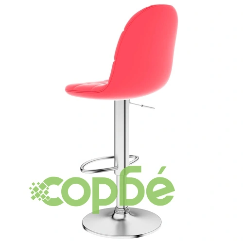 Бар табуретки, 2 бр, червени, изкуствена кожа  ➤ топ цена ➤ sorbe.bg