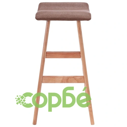 Бар стол, таупе, текстил ➤ топ цена ➤ sorbe.bg