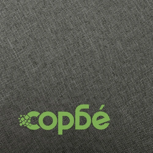 Бар табуретки, 2 бр, тъмносиви, текстил ➤ топ цена ➤ sorbe.bg