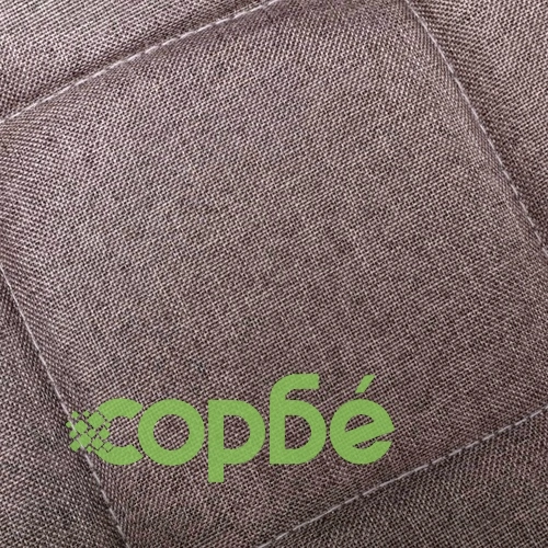 Бар табуретки, 2 бр, таупе, текстил ➤ топ цена ➤ sorbe.bg