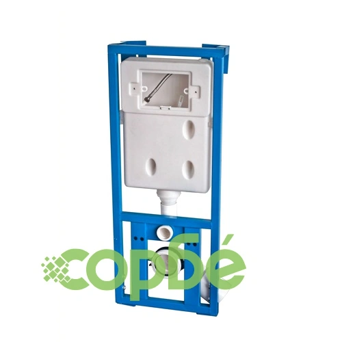 Конзолна тоалетна чиния, бяла, 55 х 35 х 33,5 см. и вградено казанче ➤ топ цена ➤ sorbe.bg