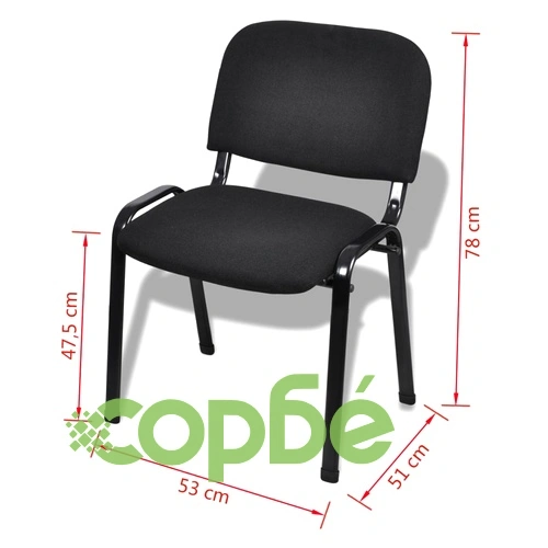 Конферентни/посетителски офис столове, 16 броя ➤ топ цена ➤ sorbe.bg