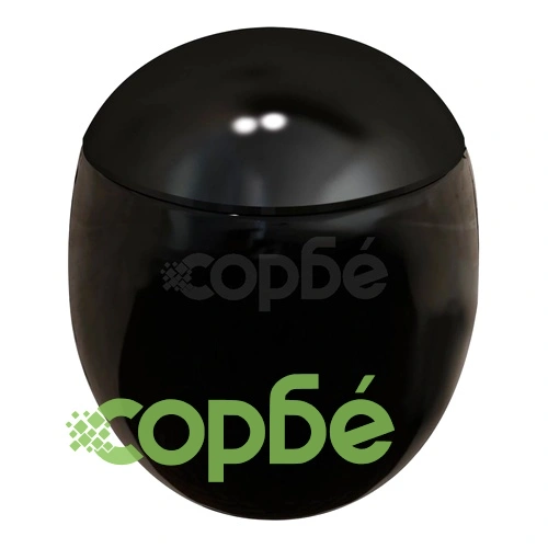 Луксозен комплект от тоалетна чиния за стена & биде, черна керамика ➤ топ цена ➤ sorbe.bg