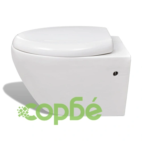 Моноблок с вградено казанче и механизъм за плавно затваряне бял ➤ топ цена ➤ sorbe.bg