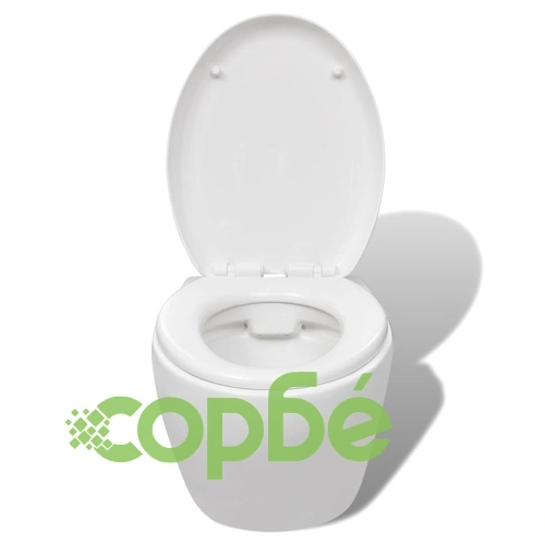 Моноблок с вградено казанче и механизъм за плавно затваряне бял ➤ топ цена ➤ sorbe.bg