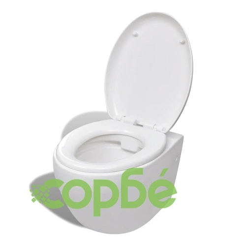 Моноблок с вградено казанче и механизъм за плавно затваряне бял ➤ топ цена ➤ sorbe.bg