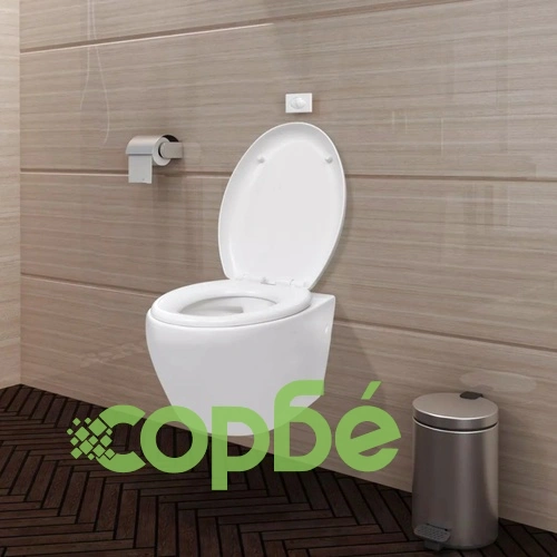 Моноблок с вградено казанче и механизъм за плавно затваряне бял ➤ топ цена ➤ sorbe.bg