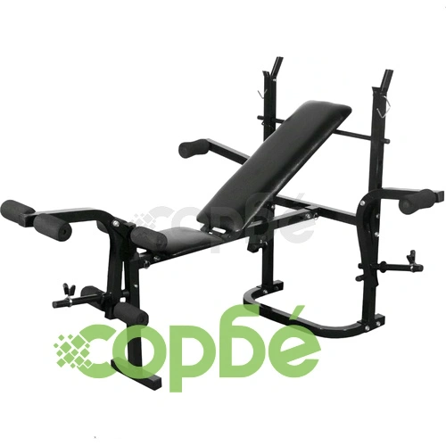 Комплект за домашeн фитнес сгъваема лежанка с щанга и дъмбели ➤ топ цена ➤ sorbe.bg